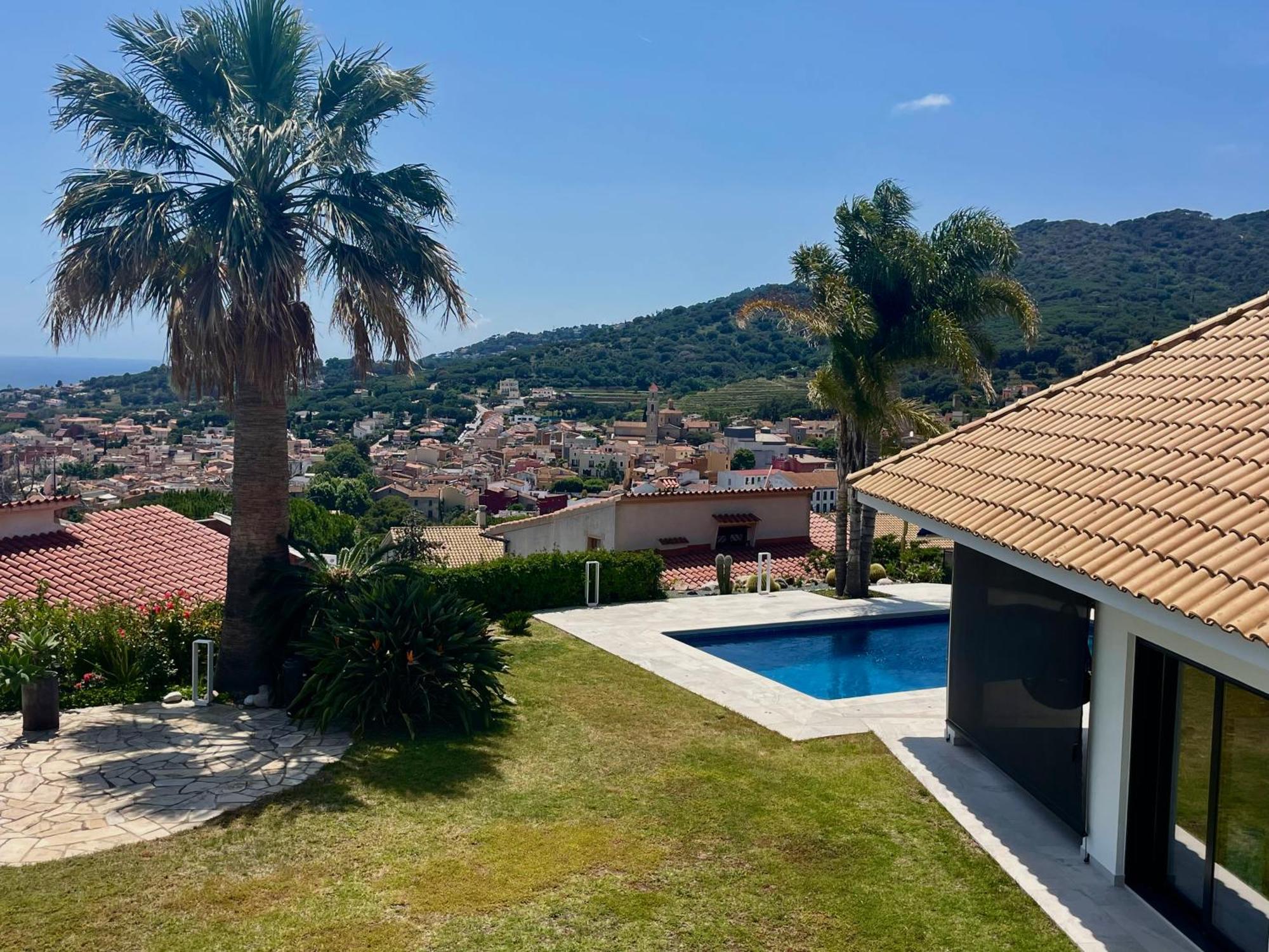 Palm Maresme - Suite With Bathroom And Terrasse With Ocean Views In A Private Villa Vilassar de Dalt Kültér fotó